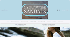 Desktop Screenshot of mysaltwatersandals.com